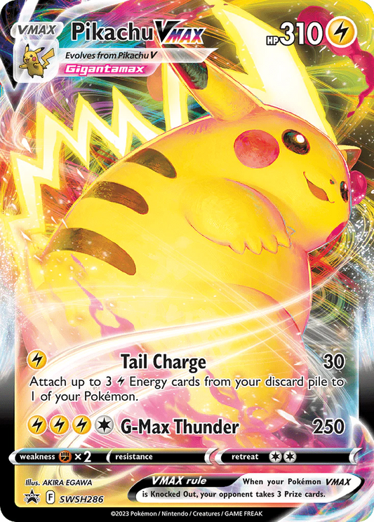 SWSH286 - Pikachu VMAX - Oversized Card