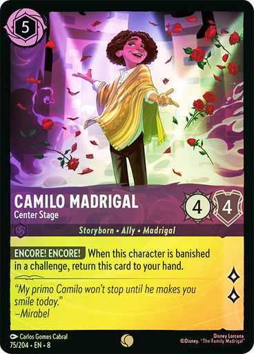 Reign Of Jafar - 075/204 - Camilo Madrigal - Center Stage - Foil