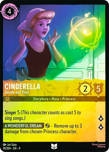 Fabled - 019/204 - Cinderella - Gentle and Kind - Foil