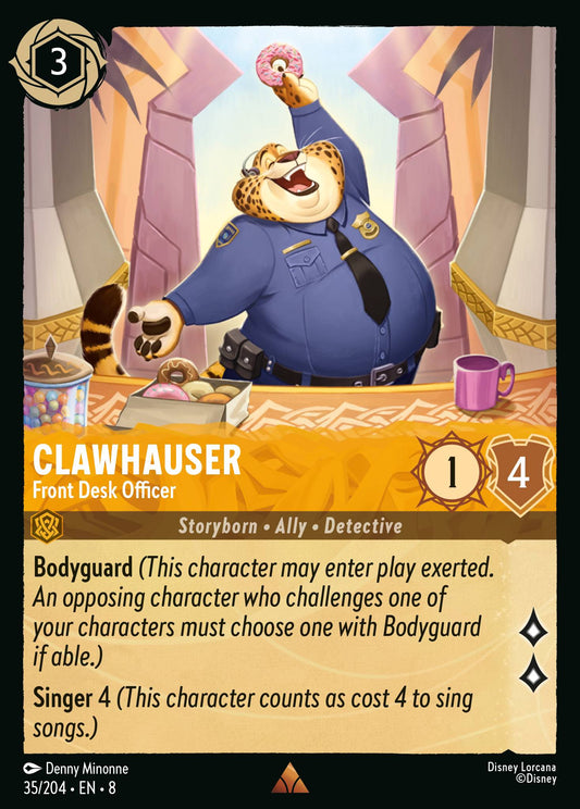 Reign Of Jafar - 035/204 - Clawhauser - Front Desk Officer