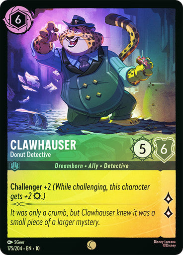 Whispers in the Well - 175/204 - Clawhauser - Donut Detective - Foil