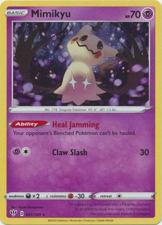 DAA - 081/189 - Mimikyu - Cosmos Holo