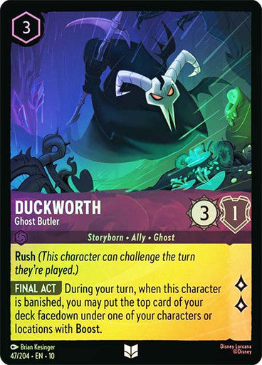 Whispers in the Well - 047/204 - Duckworth - Ghost Butler - Foil