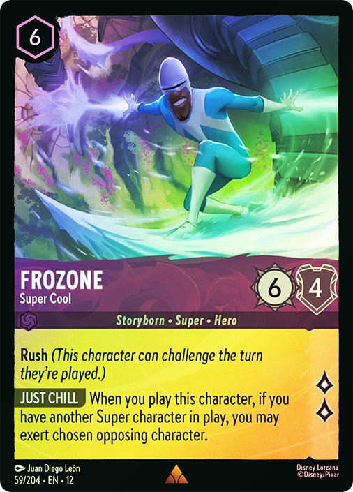 Wilds Unknown - 059/204 - Frozone - Super Cool - Foil