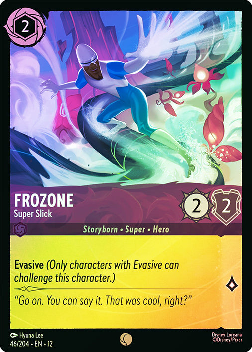 Wilds Unknown - 046/204 - Frozone - Super Slick - Foil