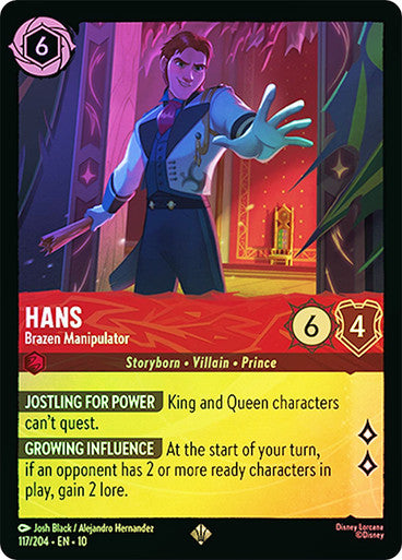 Whispers in the Well - 117/204 - Hans - Brazen Manipulator - Foil