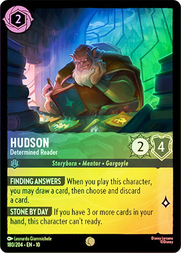 Whispers in the Well - 180/204 - Hudson - Determined Reader - Foil