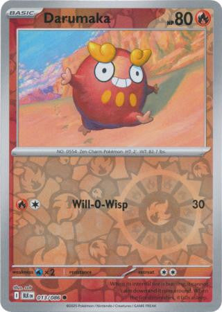 Black Bolt - 013/086 - Darumaka - Reverse Holo