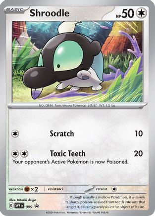 Black Star Promos - SVP099 - Shroodle - Holo