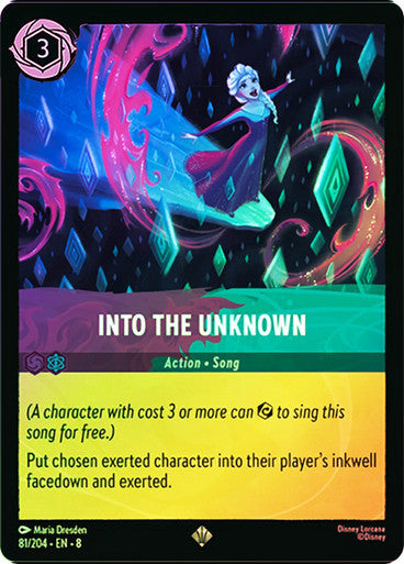 Reign Of Jafar - 081/204 - Into the Unknown - Foil