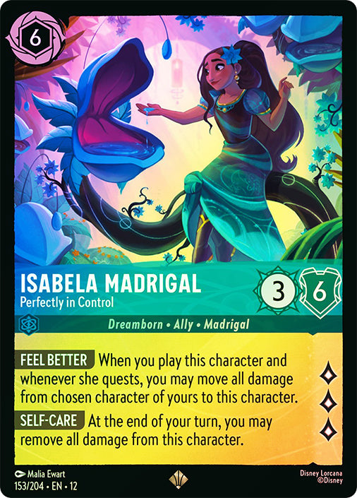 Wilds Unknown - 153/204 - Isabela Madrigal - Perfectly in Control - Foil