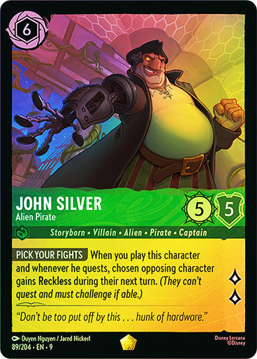 Fabled - 089/204 - John Silver - Alien Pirate - Foil