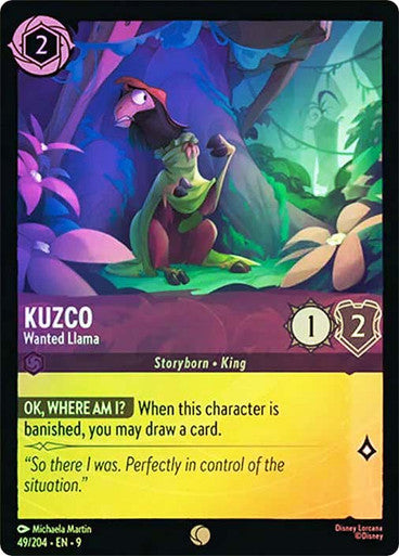 Fabled - 049/204 - Kuzco - Wanted Llama - Foil