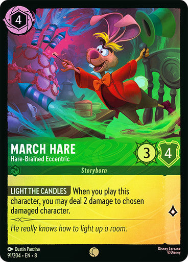 Reign Of Jafar - 091/204 - March Hare - Hare‐Brained Eccentric - Foil