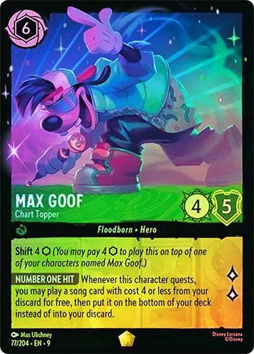Fabled - 077/204 - Max Goof - Chart Topper - Foil