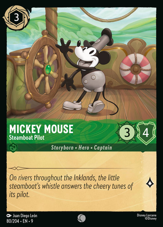 Fabled - 080/204 - Mickey Mouse - Steamboat Pilot