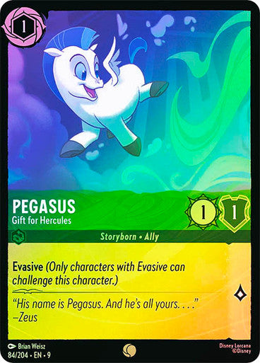 Fabled - 084/204 - Pegasus - Gift For Hercules - Foil