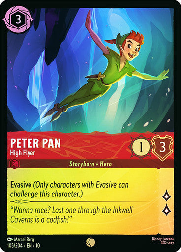 Whispers in the Well - 105/204 - Peter Pan - High Flyer - Foil