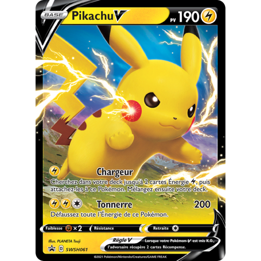 SWSH061 - Pikachu V - Oversized Card