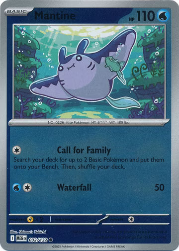 Mega Evolution - 032/132 - Mantine - Reverse Holo