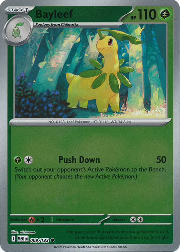 Mega Evolution - 009/132 - Bayleef - Reverse Holo