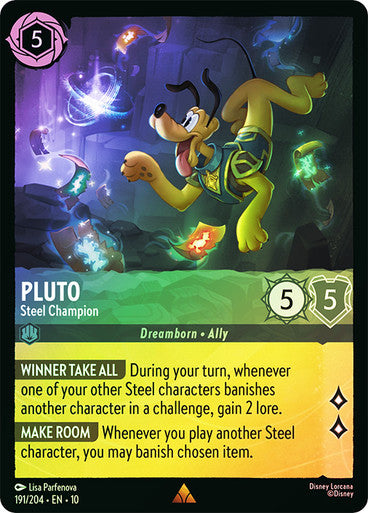 Whispers in the Well - 191/204 - Pluto - Steel Champion - Foil