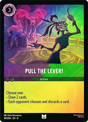 Reign Of Jafar - 080/204 - Pull the Lever! - Foil