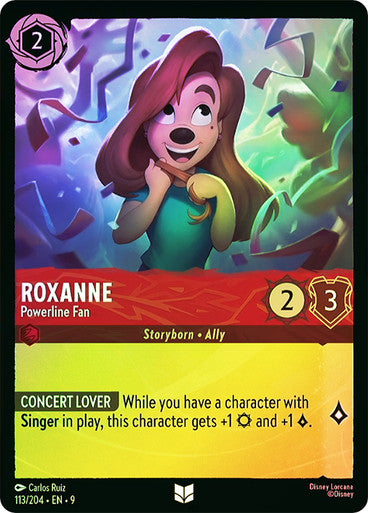 Fabled - 113/204 - Roxanne - Powerline Fan - Foil