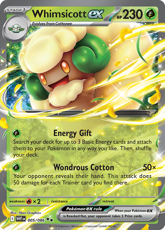 White Flare - 005/086 - Whimsicott ex