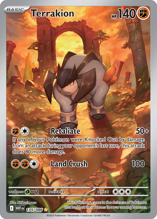White Flare - 135/086 - Terrakion