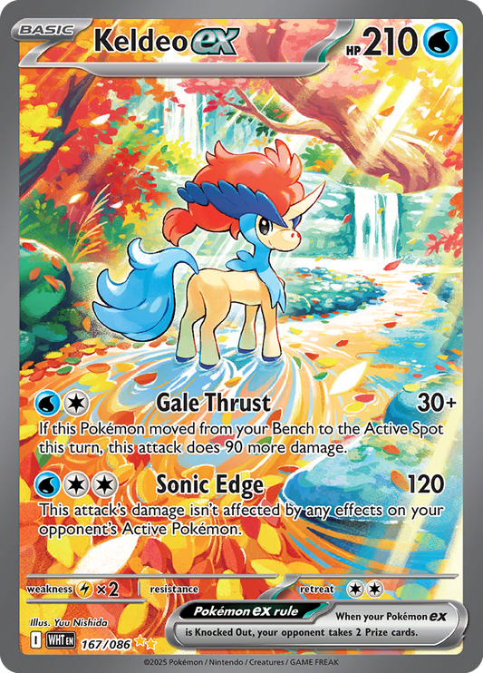 White Flare - 167/086 - Keldeo ex