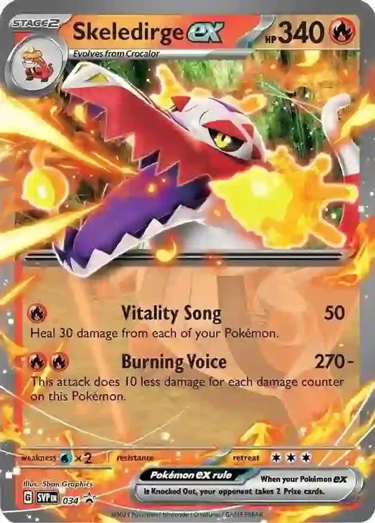 Black Star Promos - SVP034 - Skeledirge ex