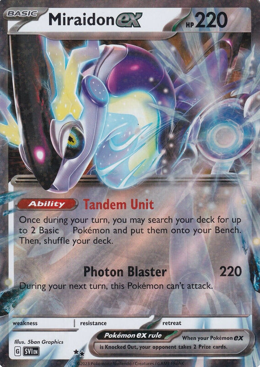 SVI081 - Miraidon ex - Oversized Card