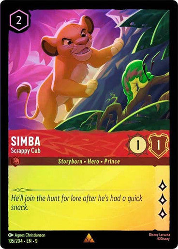 Fabled - 105/204 - Simba - Scrappy Cub - Foil
