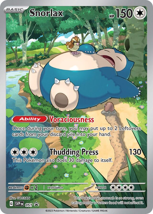 Black Star Promos - SVP051 - Snorlax (Sealed)