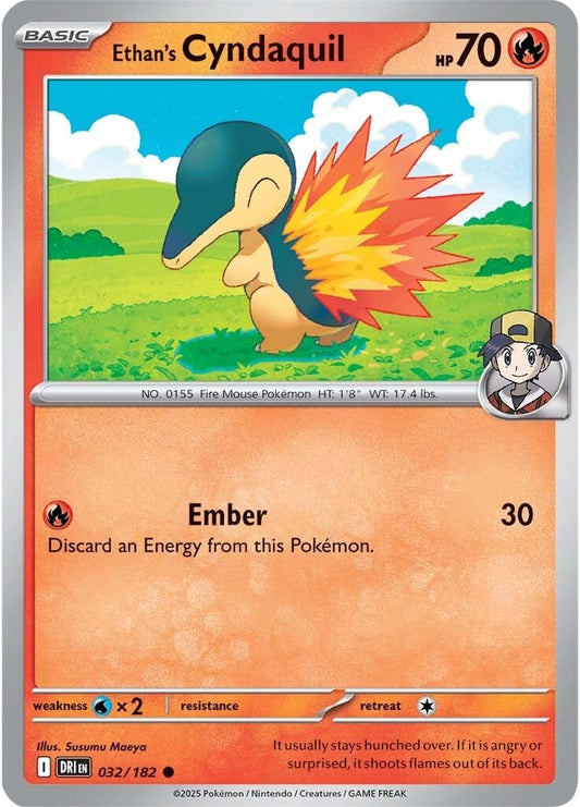 Destined Rivals - 032/182 - Ethan's Cyndaquil