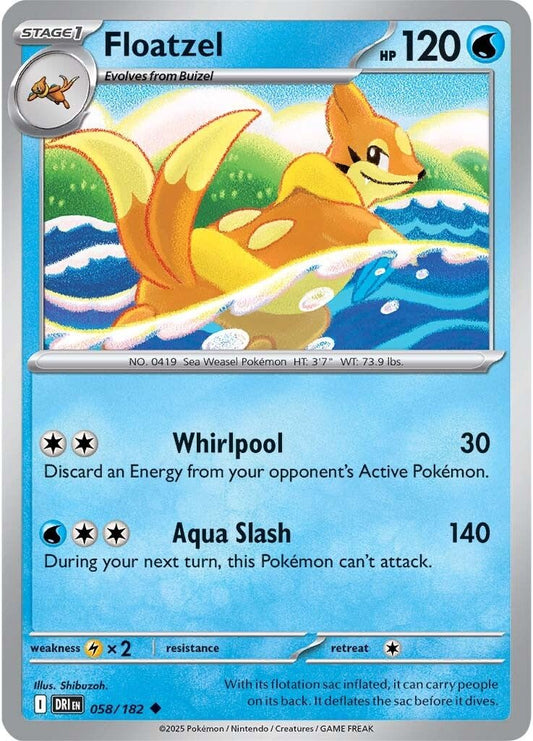 Destined Rivals - 058/182 - Floatzel
