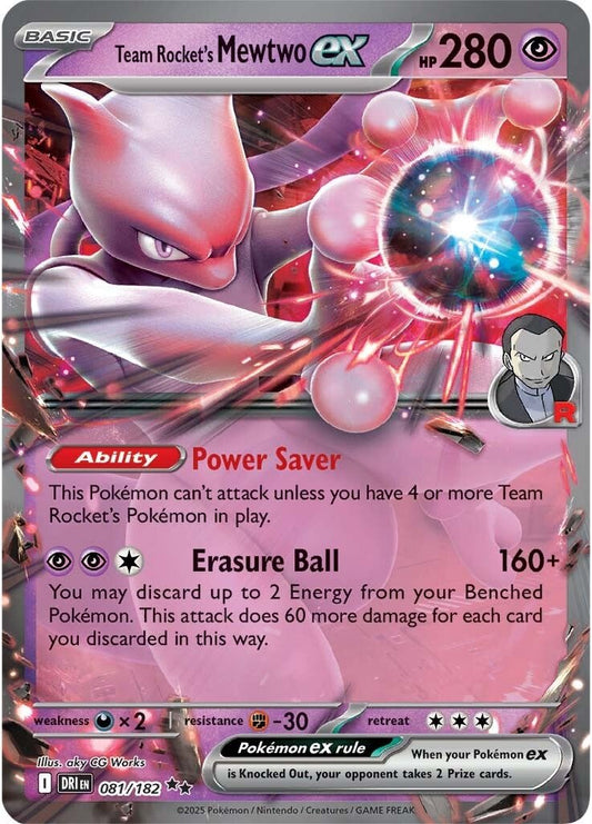 Destined Rivals - 081/182 - Team Rocket’s Mewtwo ex