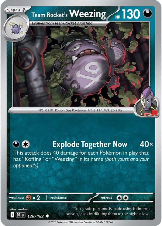Destined Rivals - 126/182 - Team Rocket’s Weezing