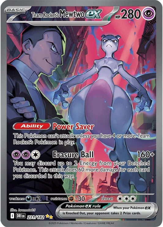 Destined Rivals - 231/182 - Ream Rocket's Mewtwo ex