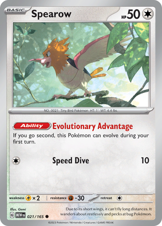 151 - 021/165 - Spearow