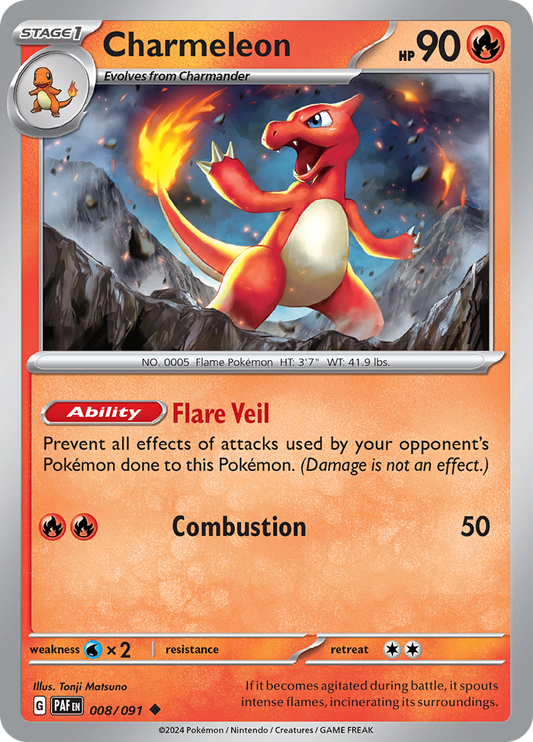 Paldean Fates - 008/091 - Charmeleon