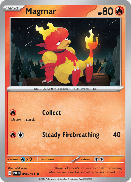 Paldean Fates - 009/091 - Magmar