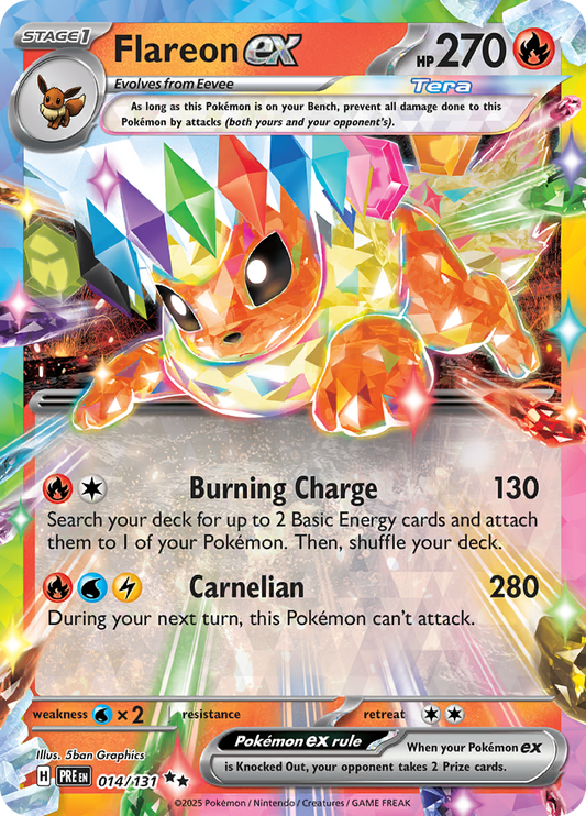 Prismatic Evolutions - 014/131 - Flareon ex
