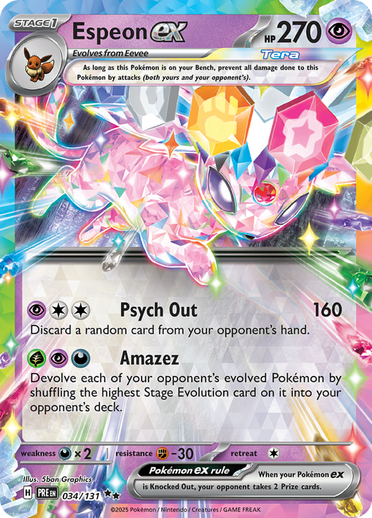 Prismatic Evolutions - 034/131 - Espeon ex
