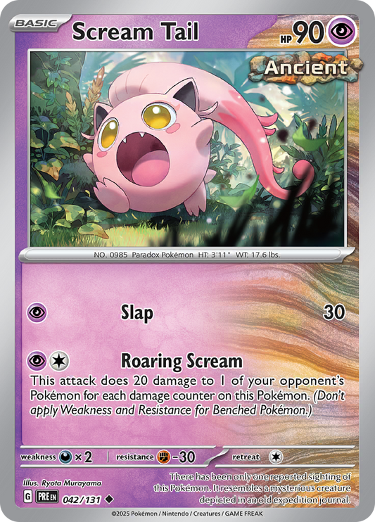 Prismatic Evolutions - 042/131 - Scream Tail