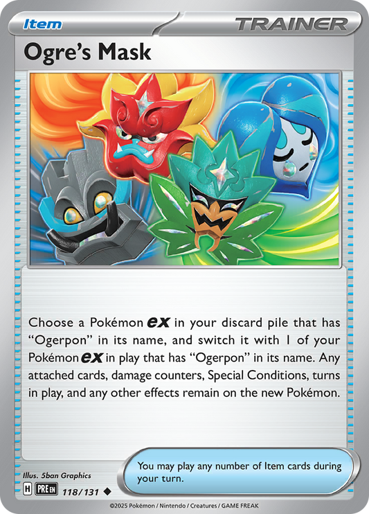 Prismatic Evolutions - 118/131 - Ogre's Mask