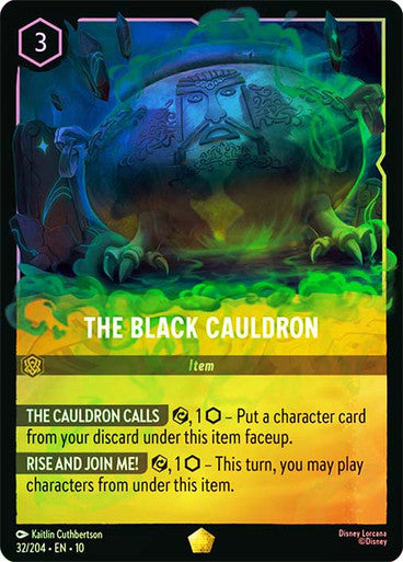 Whispers in the Well - 032/204 - The Black Cauldron - Foil