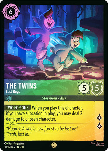 Whispers in the Well - 186/204 - The Twins - Lost Boys - Foil