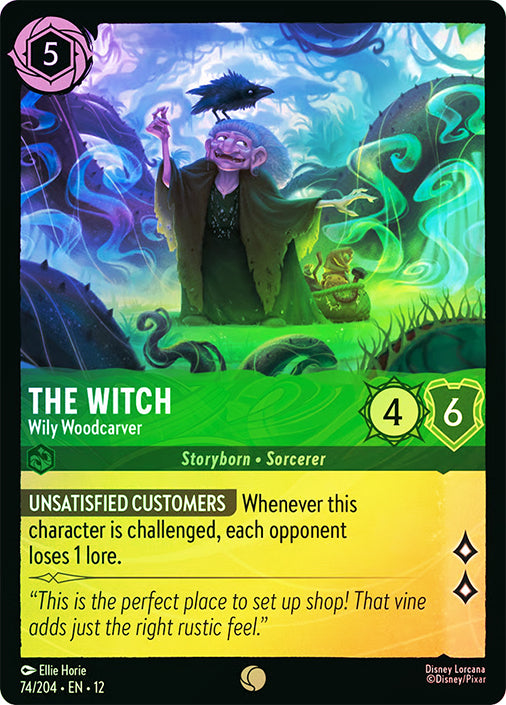 Wilds Unknown - 074/204 - The Witch - Wily Woodcarver - Foil